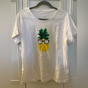 Kate Spade T-Shirt with Pineapple Design